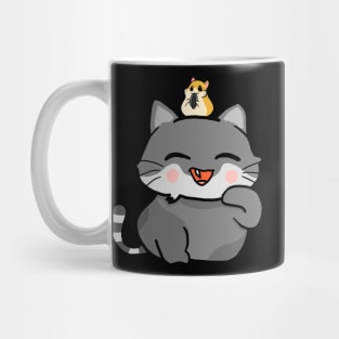 Cat and Hamster Mug